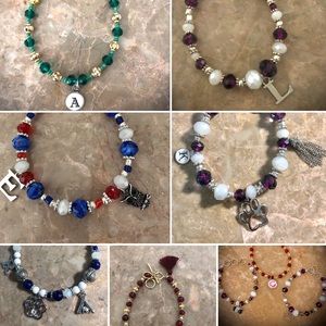 Handmade college bracelets